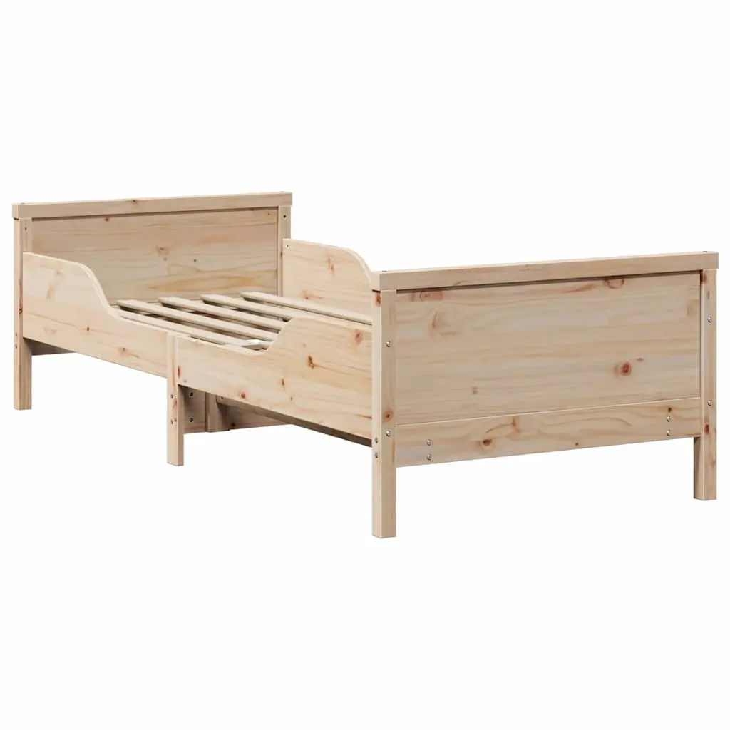 Bed Frame for Kids Bedroom with Headboard and Footboard Engineered Wood 80 x 200 cm