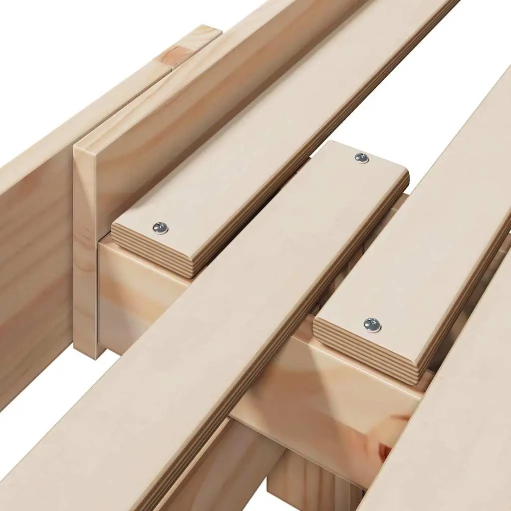 Bed Frame for Kids Bedroom with Headboard and Footboard Engineered Wood 80 x 200 cm