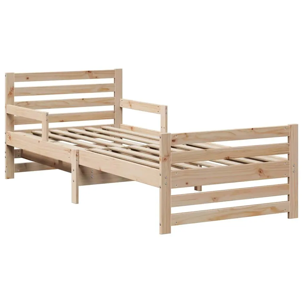 Bed Frame with Headboard 80 x 200 cm Kids Bedroom Furniture Modern Design