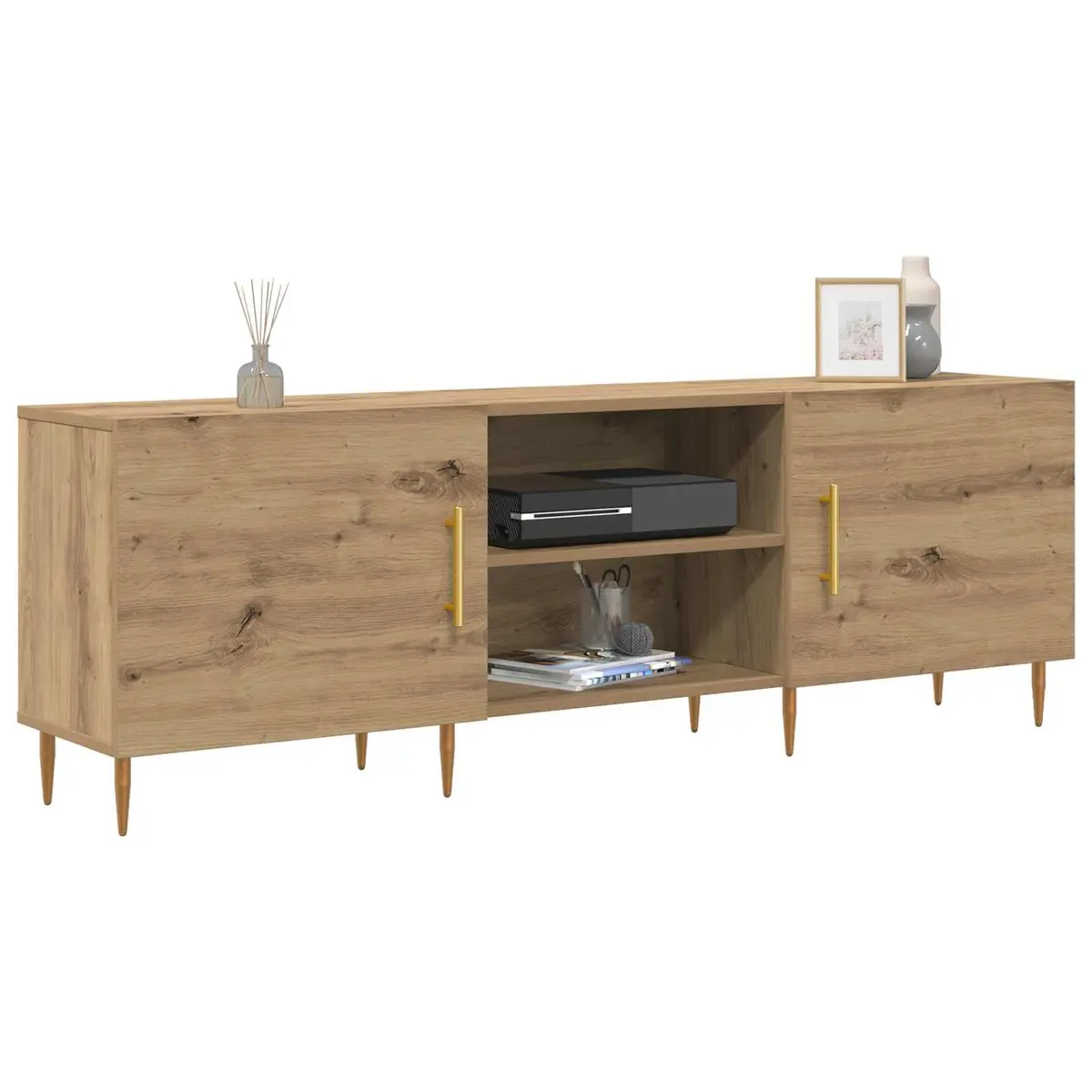 150cm Rectangular TV Cabinet in Brown