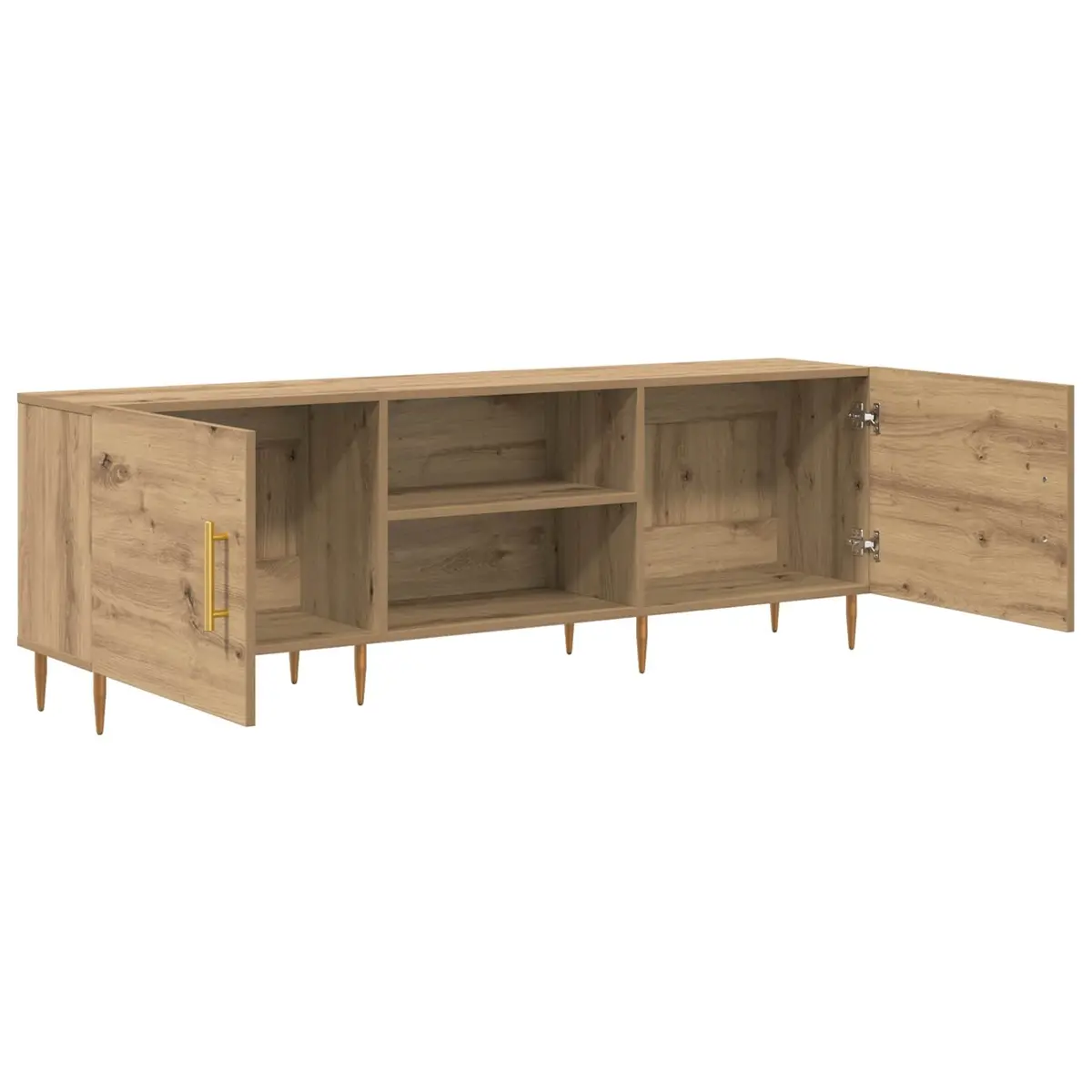 150cm Rectangular TV Cabinet in Brown