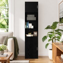 Specifications of Black Oak Wall Cabinet for Storage