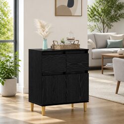 Specifications of Black Oak Sideboard Cabinet with Drawer