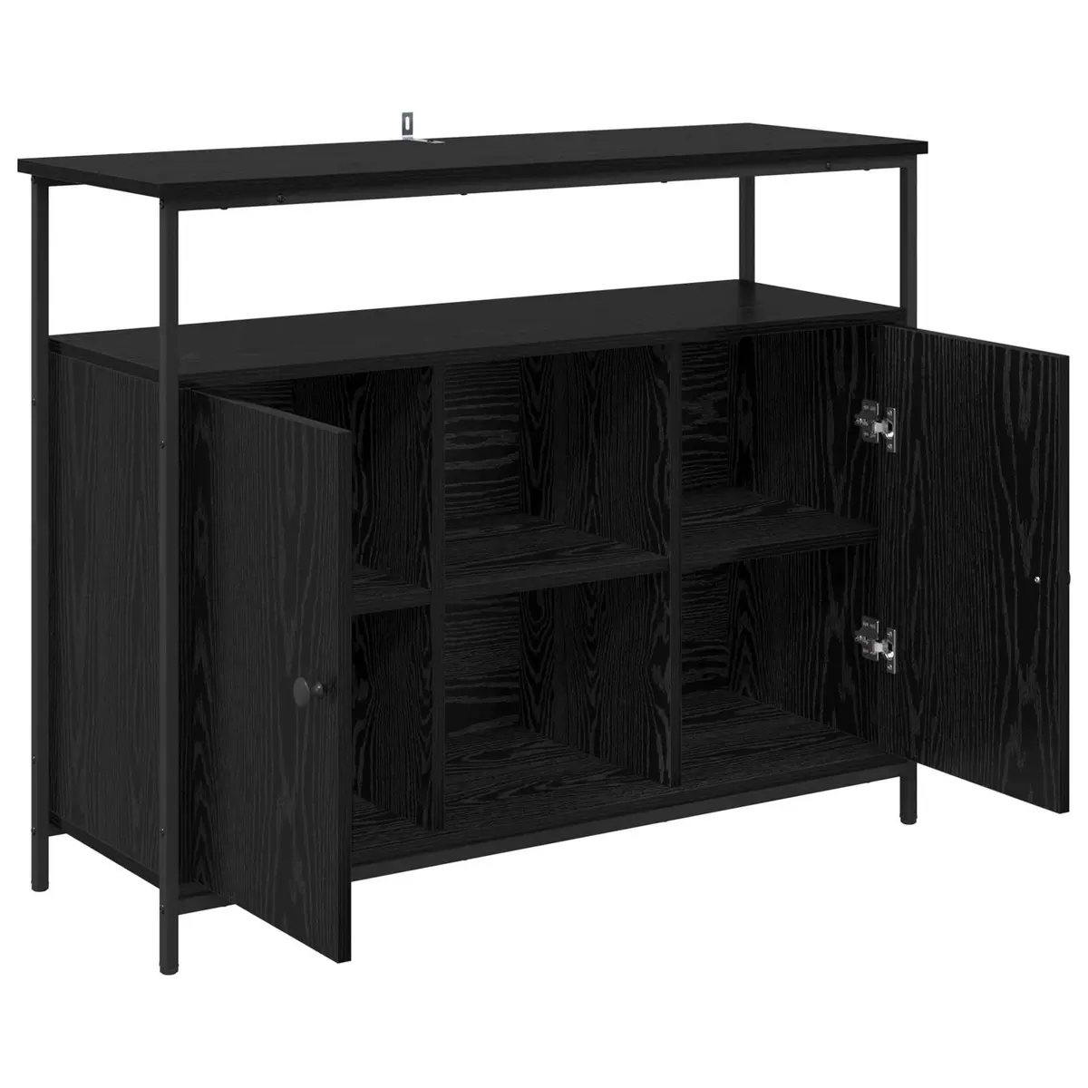 Black Oak Sideboard 100x35x80cm