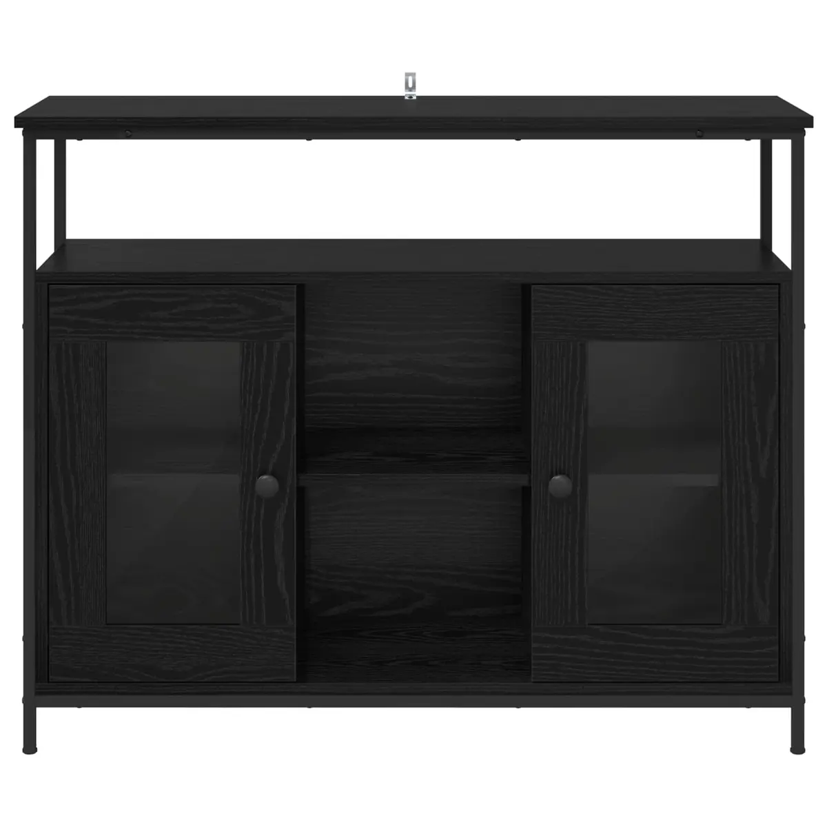 Black Oak Engineered Wood Sideboard