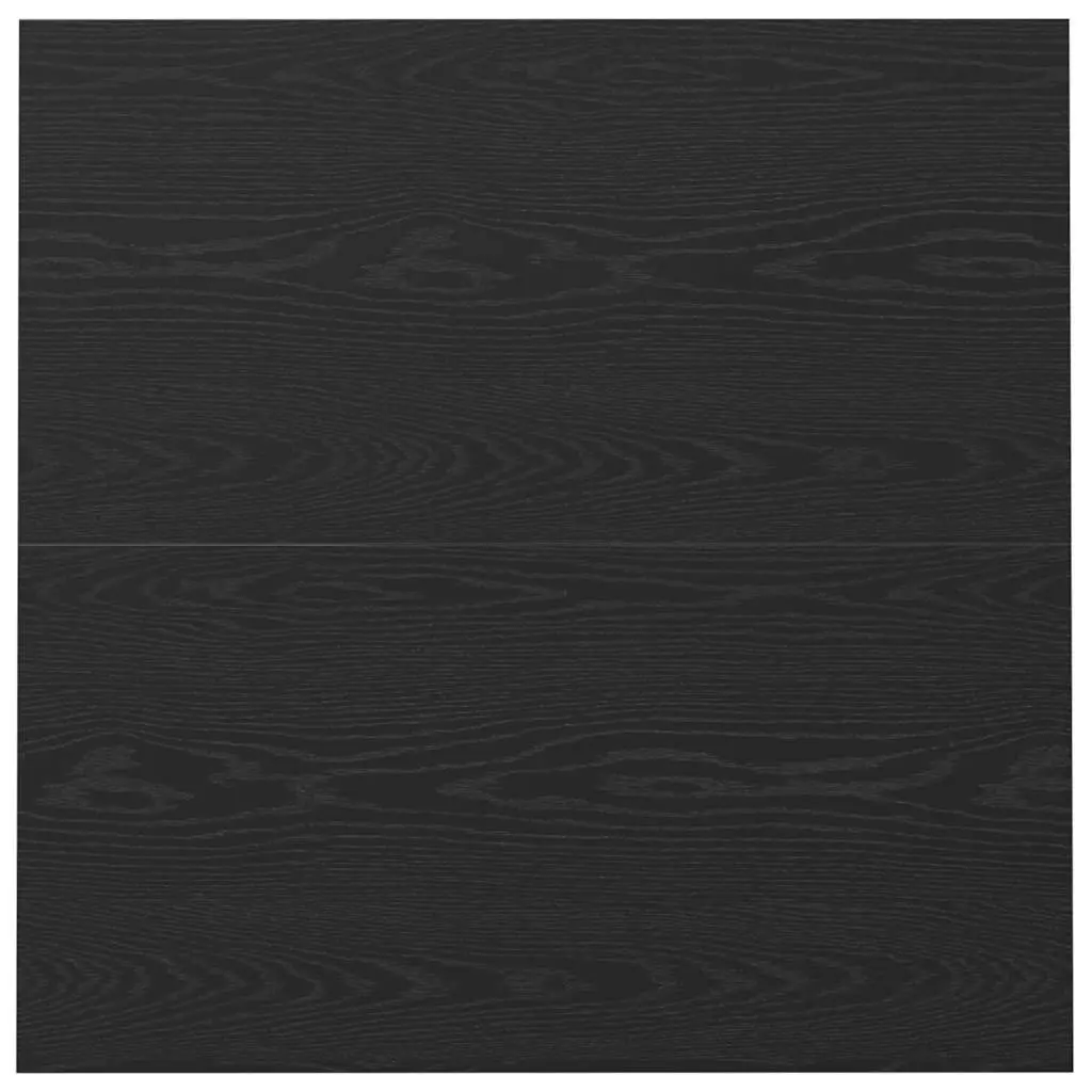 Industrial Coffee Table Black Oak 100x100x40cm Living Room Furniture Storage