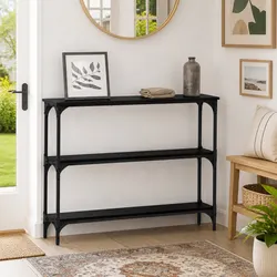 Engineered Wood Console Table with Dimensions 100 x 22.5 x 75 cm