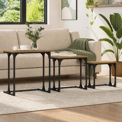 Nesting Coffee Table Set - Dimensions & Specs Included