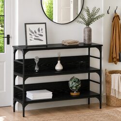 Console Table - Dimensions 100 x 32 x 75 cm, Black