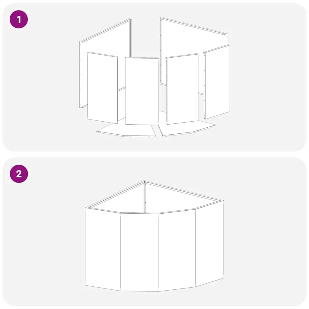 Corner Garden Planter Steel Outdoor Patio Terrace 60x60x50cm