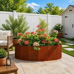 Specifications of Half Round Garden Planter 120x60x35cm