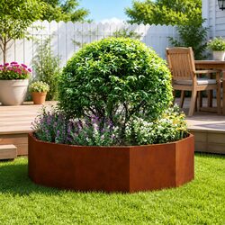 Specifications of Round Steel Garden Planter - 120 cm