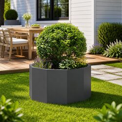 Round Steel Garden Planter - Specifications and Features