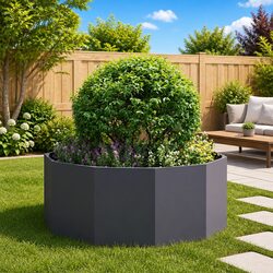 Specifications of Round Outdoor Planter 120x120x50cm Steel