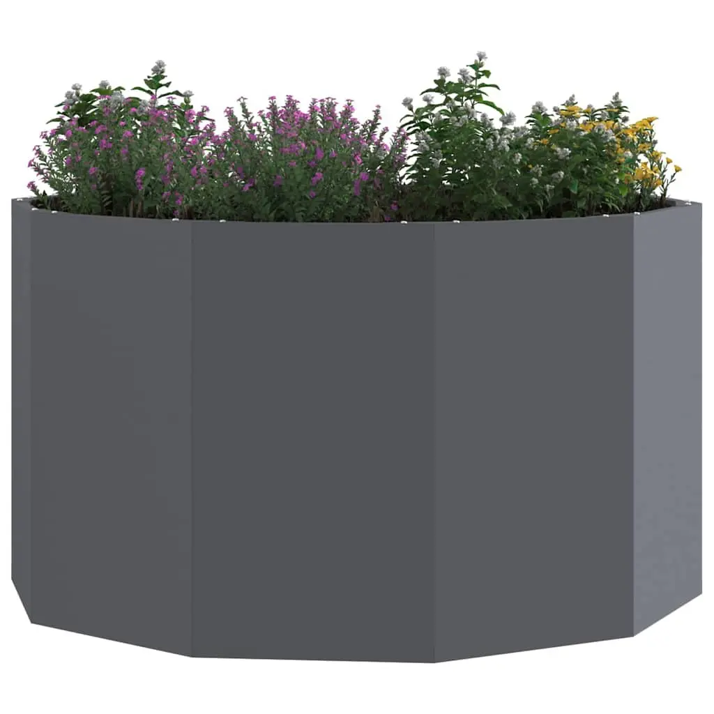 Round Steel Garden Planter Outdoor 90x90x50cm