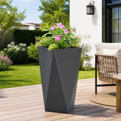 Steel Garden Planter Box - 40x40x75cm Dimensions and Specs