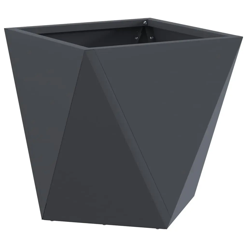 30cm Anthracite Steel Planter Set