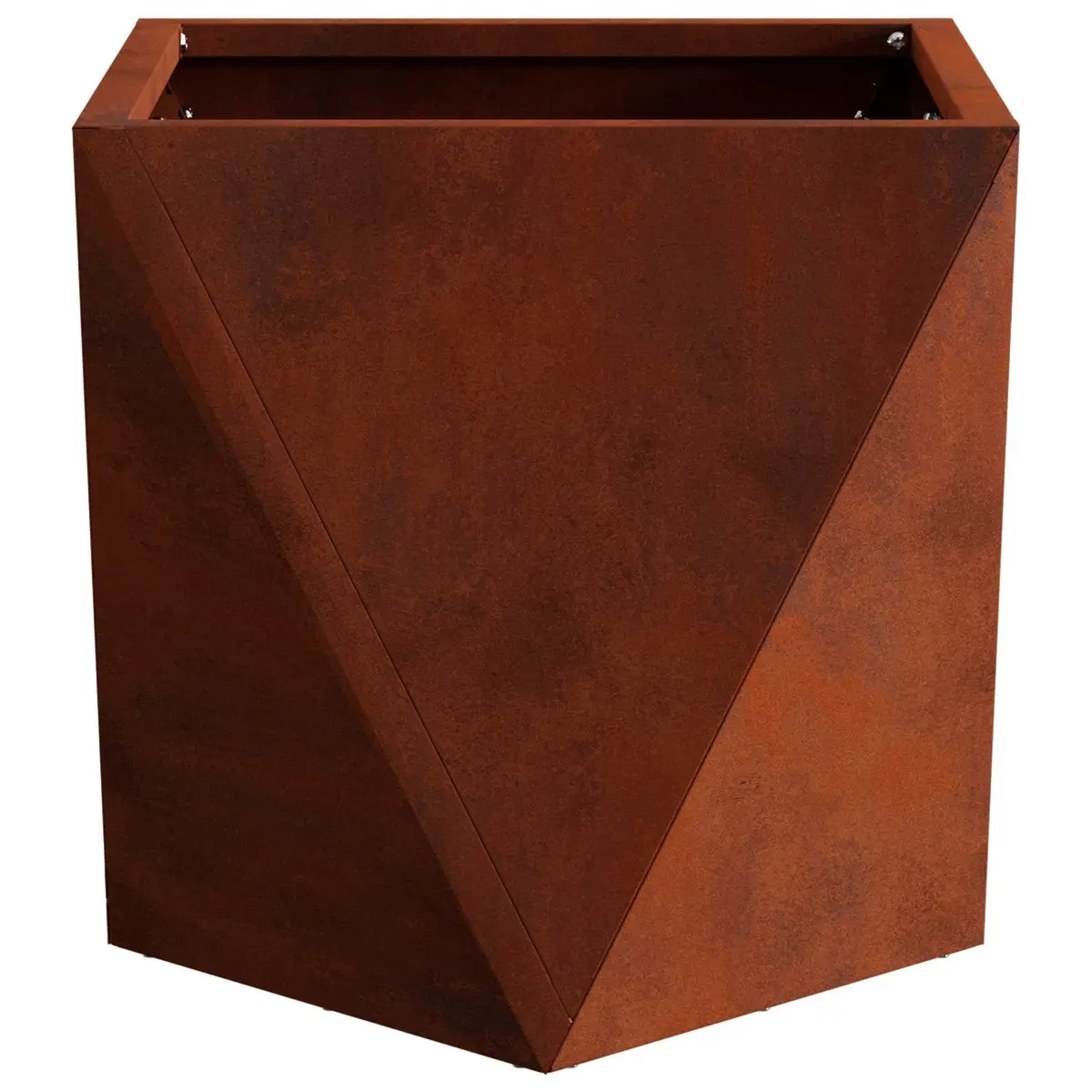 Garden Planter Set Outdoor Steel Box 30x30x30cm