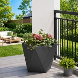 Specifications of Black Steel Planter Box 40x40x40cm for Gardens