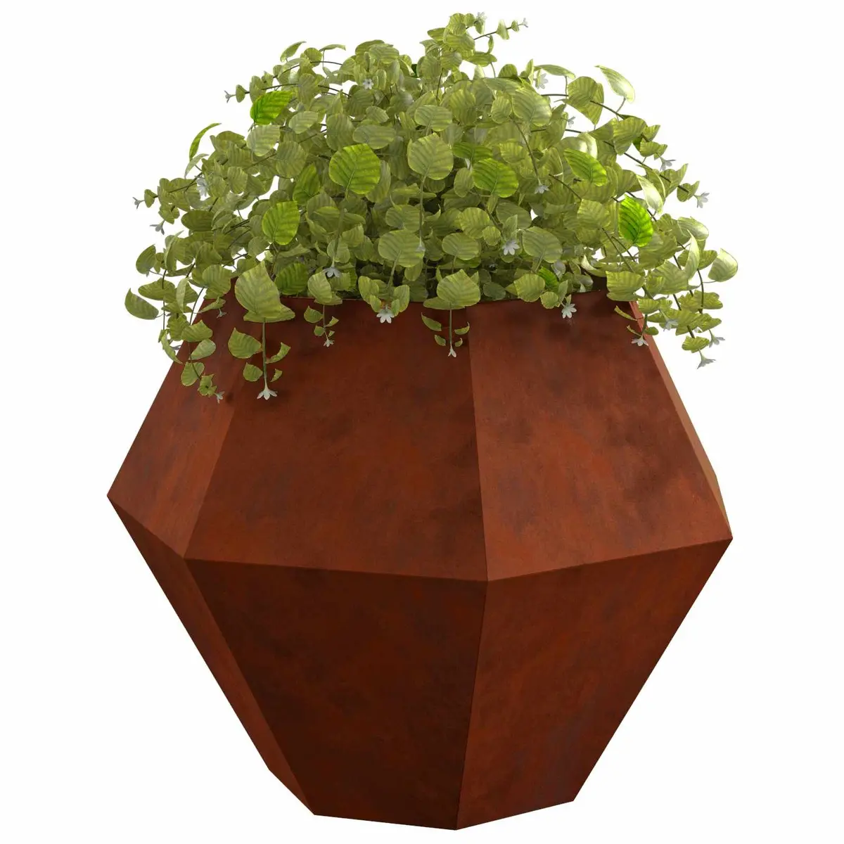 Rectangular Steel Garden Planter Set, 2x Pieces