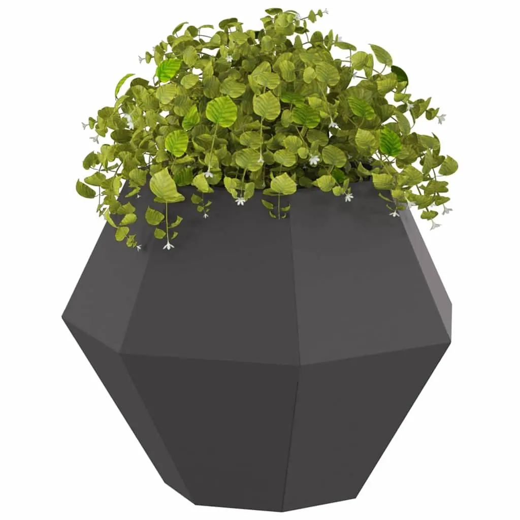 Garden Planter Rectangular Steel Outdoor Patio Terrace Plant Pot Box Container