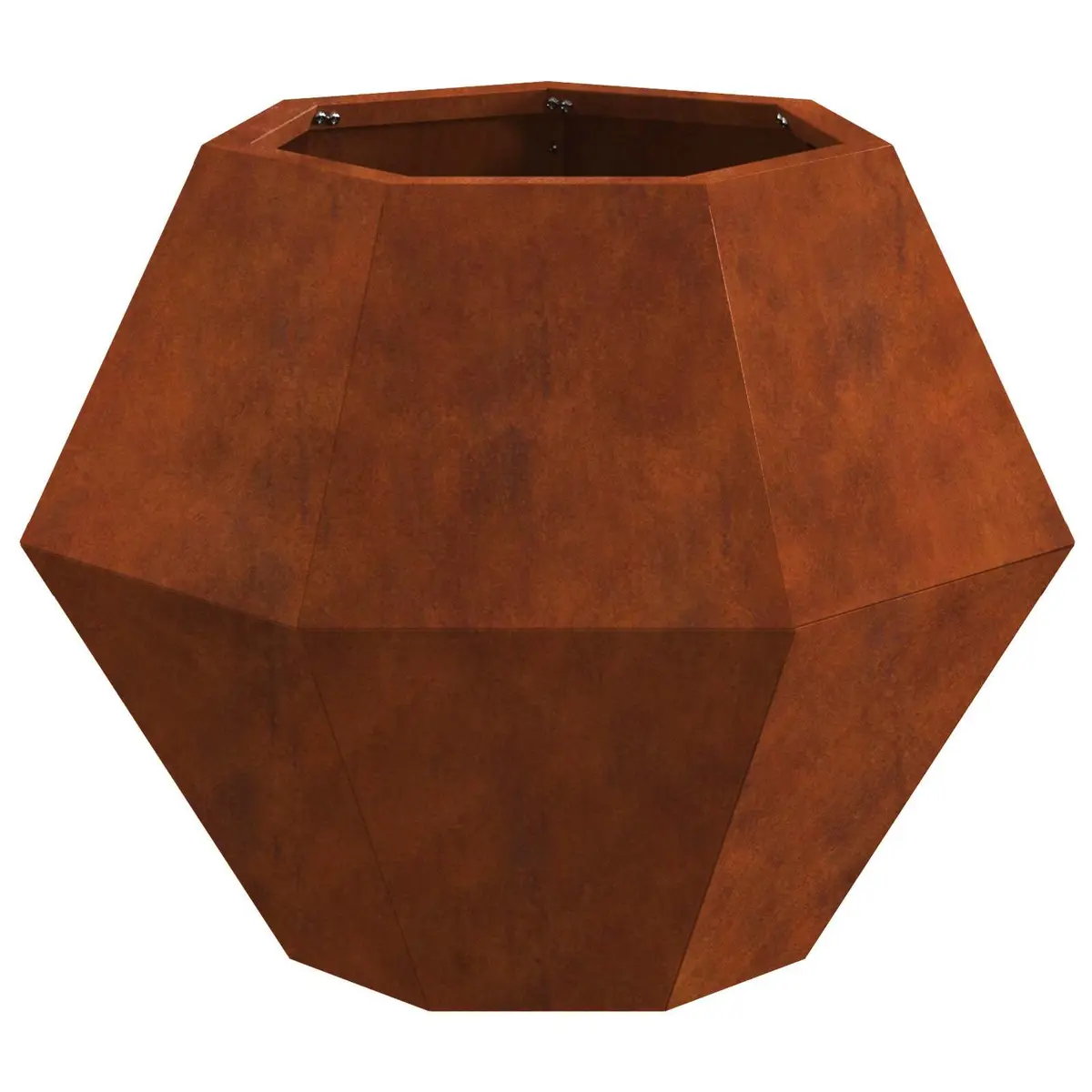 Rectangular Garden Planters 50x50x40cm Steel Set of 2