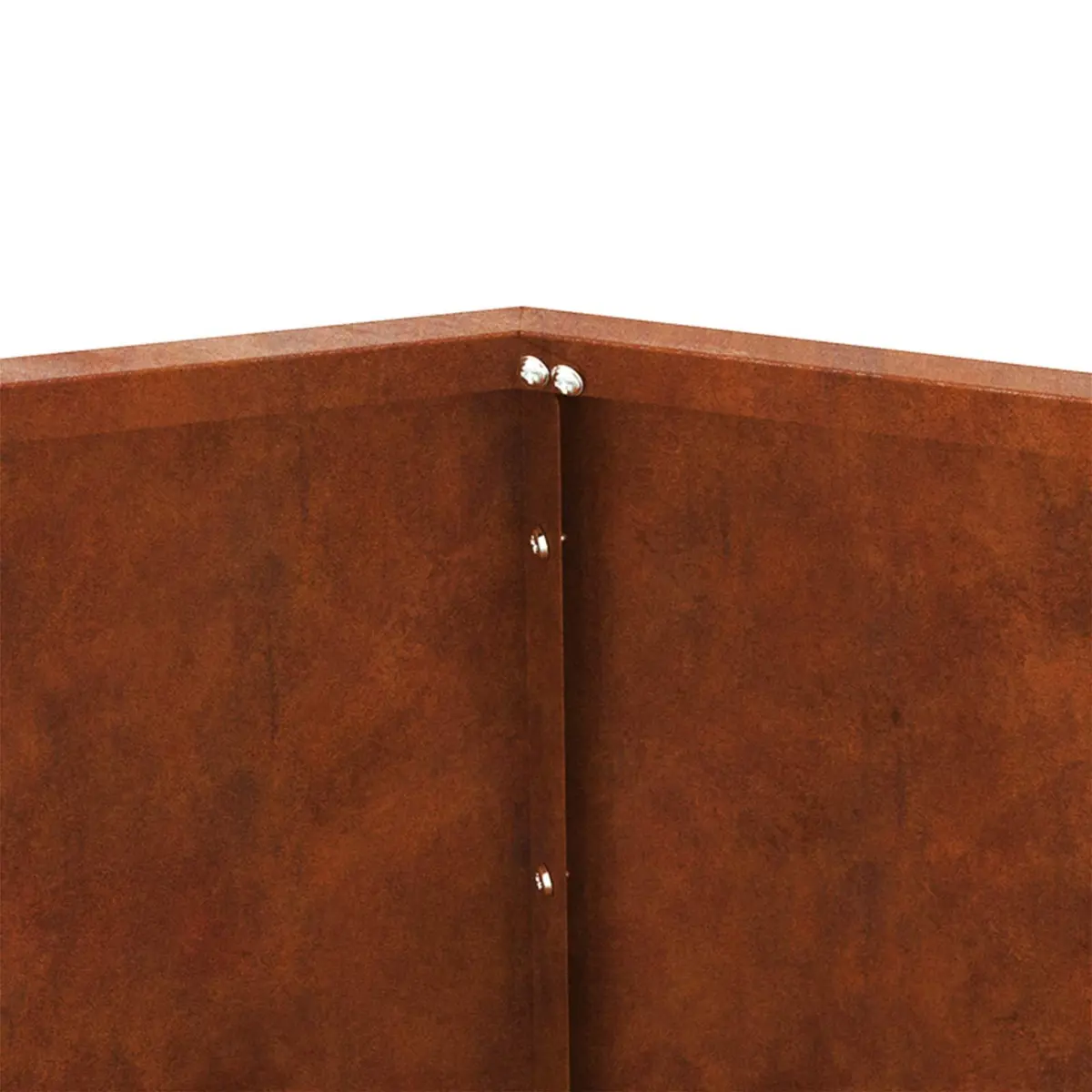 Rectangular Garden Planters 50x50x40cm Steel Set of 2