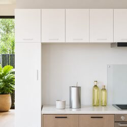 Hanging Kitchen Cabinet - 30x31x40cm, Engineered Wood, White