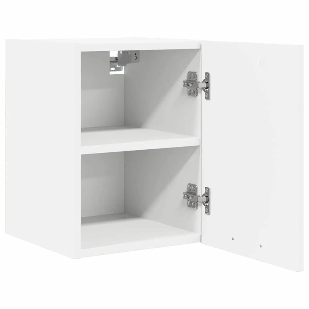 Hanging Kitchen Cabinet White Modern Storage Engineered Wood 30 x 31 x 40 cm