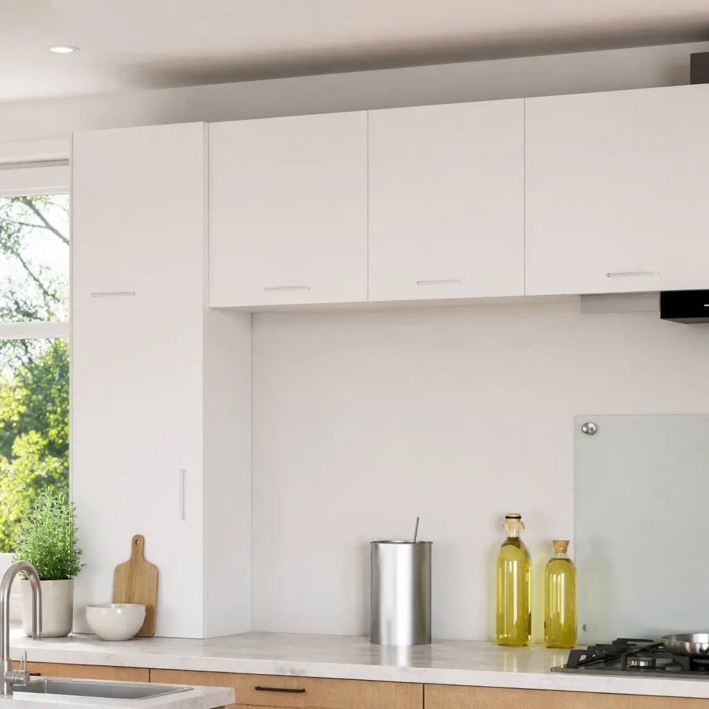 Hanging Kitchen Cabinet White Storage Cupboard 40x31x40cm