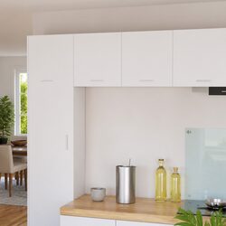 Dimensions & Details of the White Hanging Kitchen Cabinets