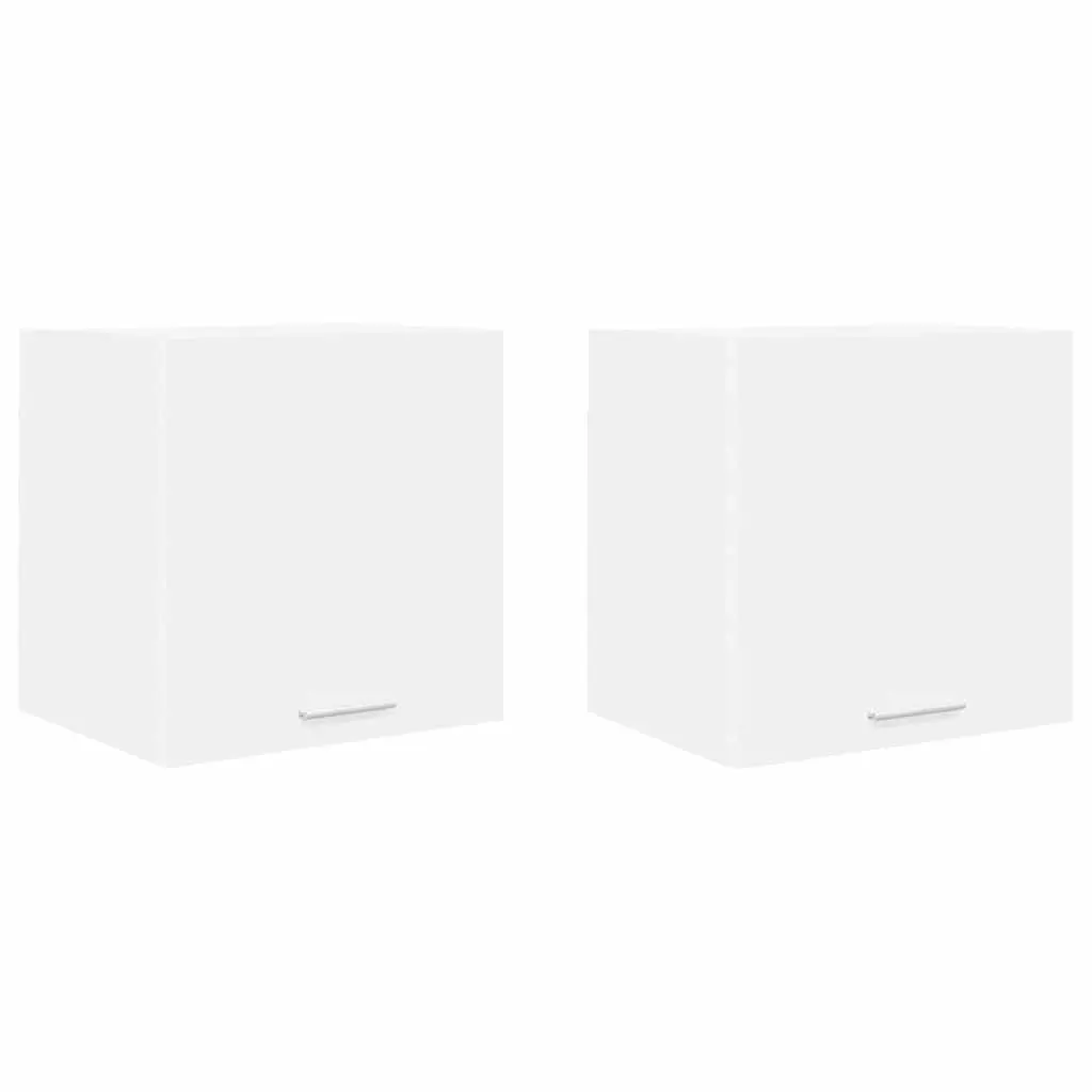 Hanging Kitchen Cabinet 2 Pieces White Modern Storage 40 x 31 x 40 cm
