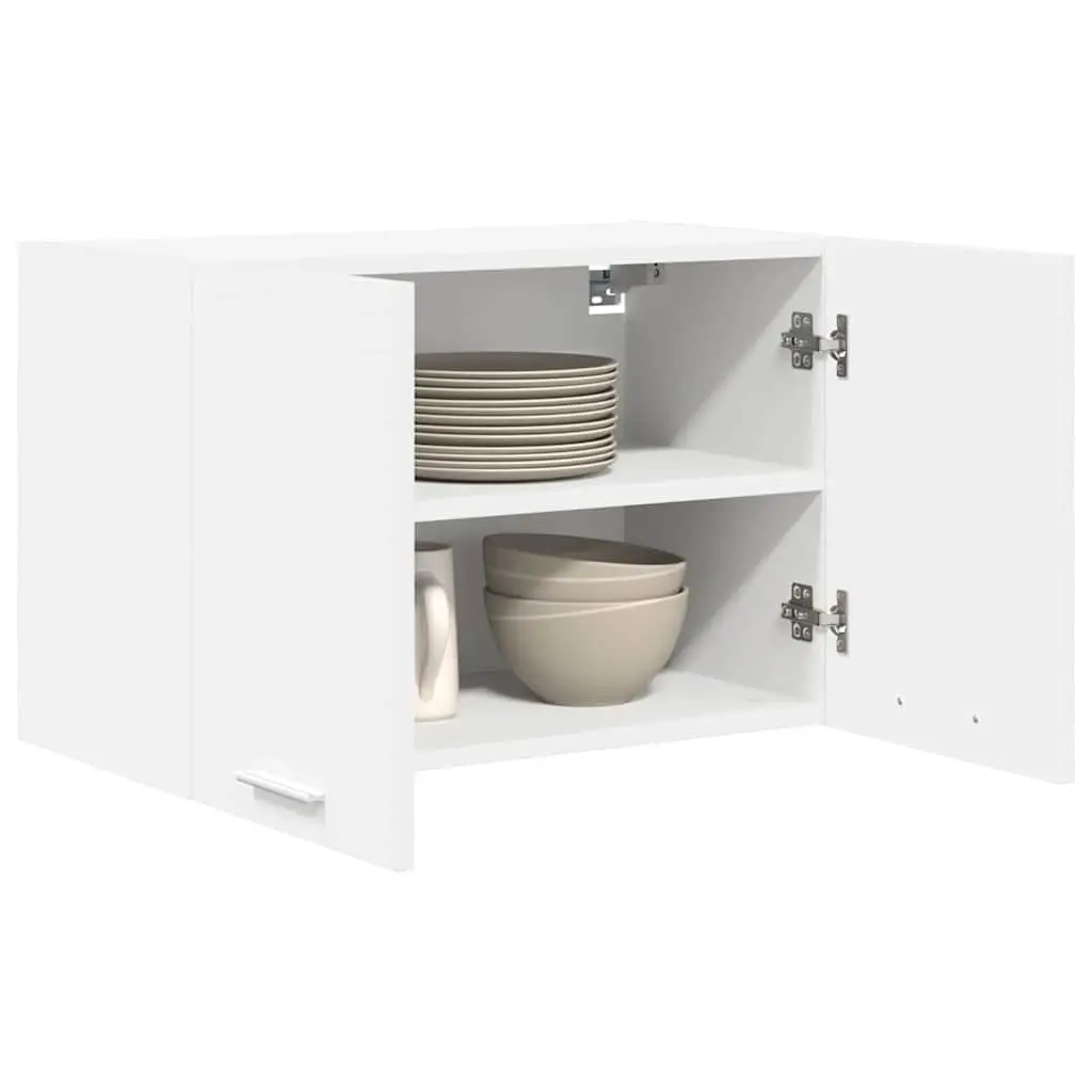 Hanging Kitchen Cabinet Set 2 Piece White Modern Storage Cupboard 60x31x40cm