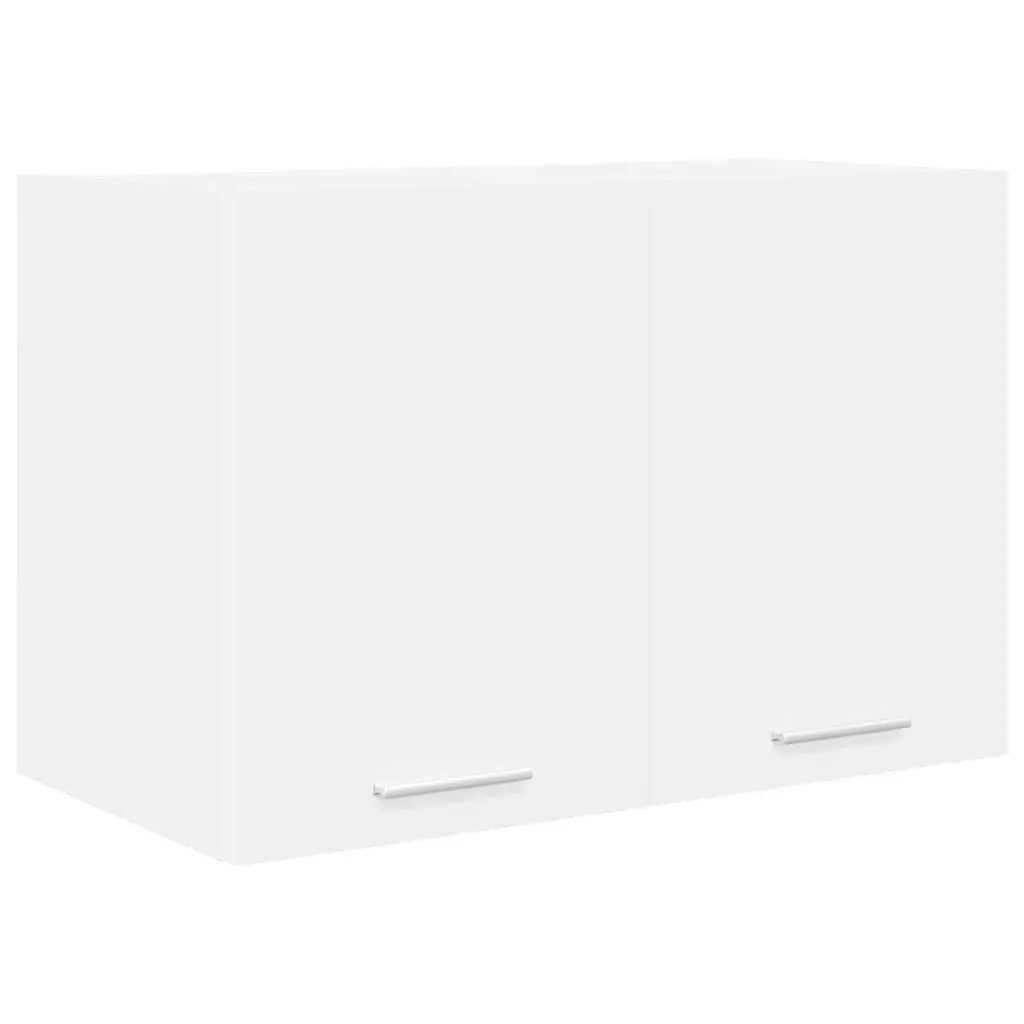 Hanging Kitchen Cabinet Set 2 Piece White Modern Storage Cupboard 60x31x40cm
