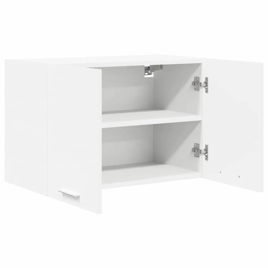 Hanging Kitchen Cabinet Set 2 Piece White Modern Storage Cupboard 60x31x40cm