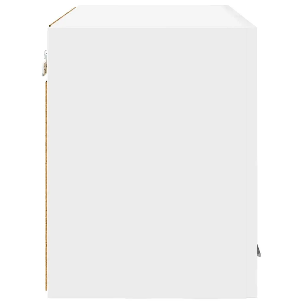 Hanging Kitchen Cabinet Set 2 Piece White Modern Storage Cupboard 60x31x40cm