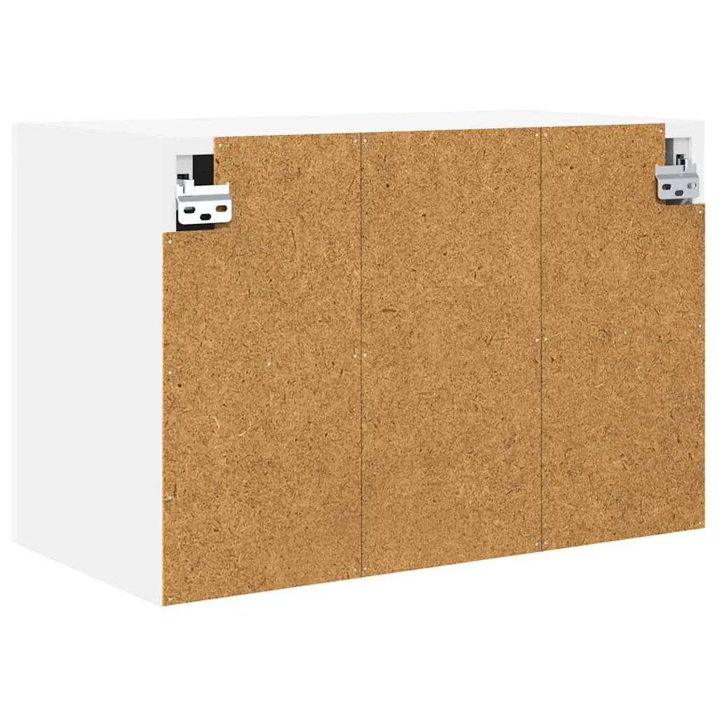 Hanging Kitchen Cabinet Set 2 Piece White Modern Storage Cupboard 60x31x40cm