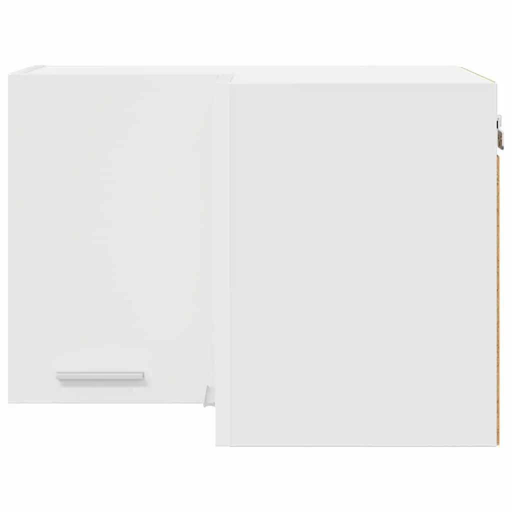 Hanging Kitchen Cabinet White Modern Storage Engineered Wood 57 x 57 x 40 cm