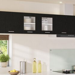 Specifications of the Black Oak Hanging Kitchen Cabinet