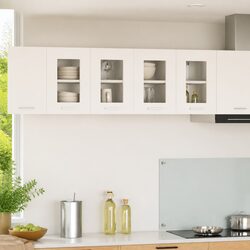 Hanging Kitchen Cabinets: 60x31x40 cm Engineered Wood Set
