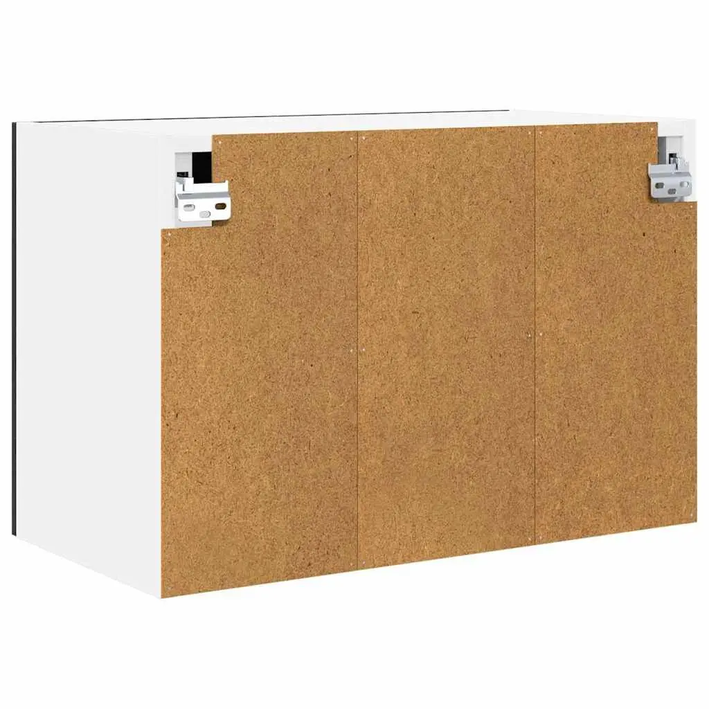Hanging Kitchen Cabinet Black Oak Modern Storage Engineered Wood 60x31x40cm