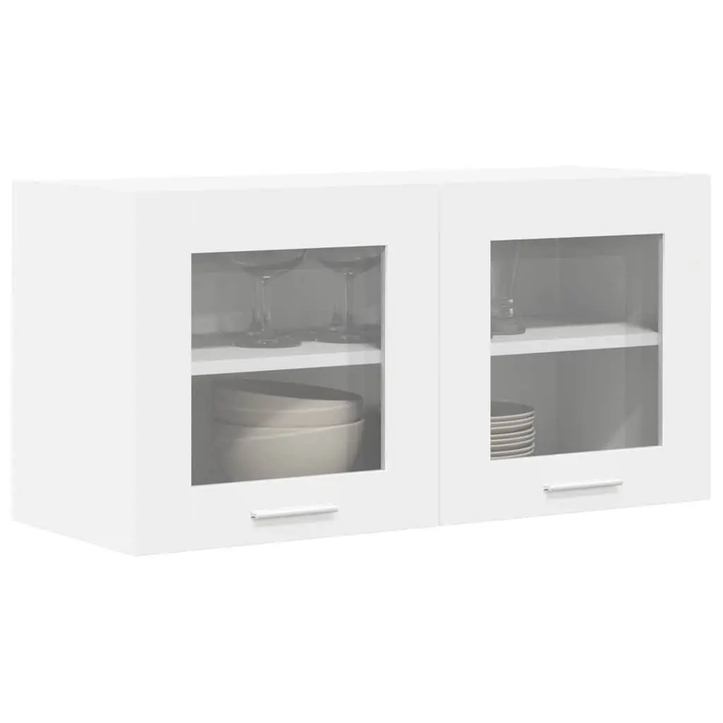 White Hanging Kitchen Cabinet 80 x 31 x 40 cm