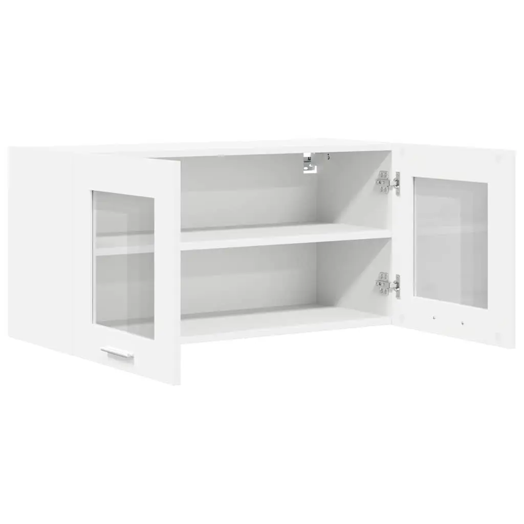 White Hanging Kitchen Cabinet 80 x 31 x 40 cm