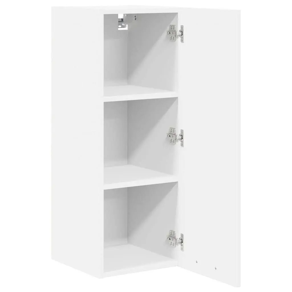 Hanging Cabinet Kitchen Storage 2 pcs White Engineered Wood 30 x 31 x 80 cm