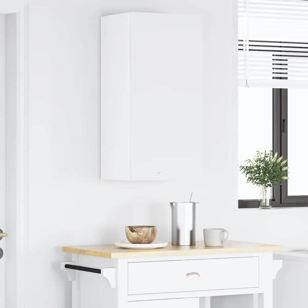 White Hanging Kitchen Cabinet 40 x 31 x 80 cm