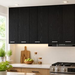 Specifications of Black Oak White Hanging Kitchen Cabinet