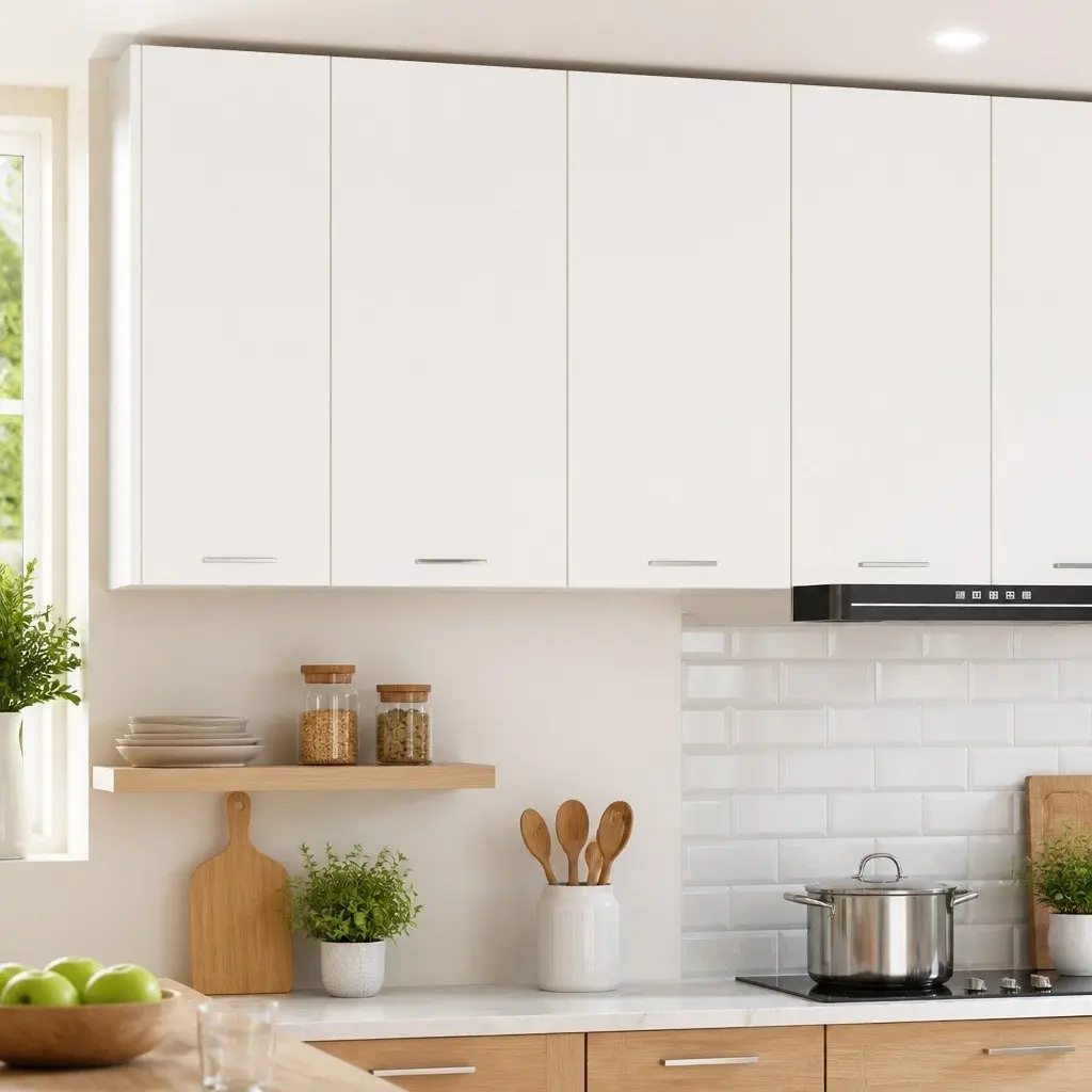 Hanging Kitchen Cabinet, White 80x31x80cm