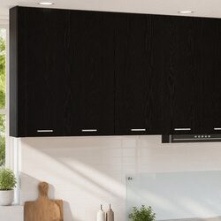 Black Oak Kitchen Cabinet 80x31x80cm - Engineered Wood