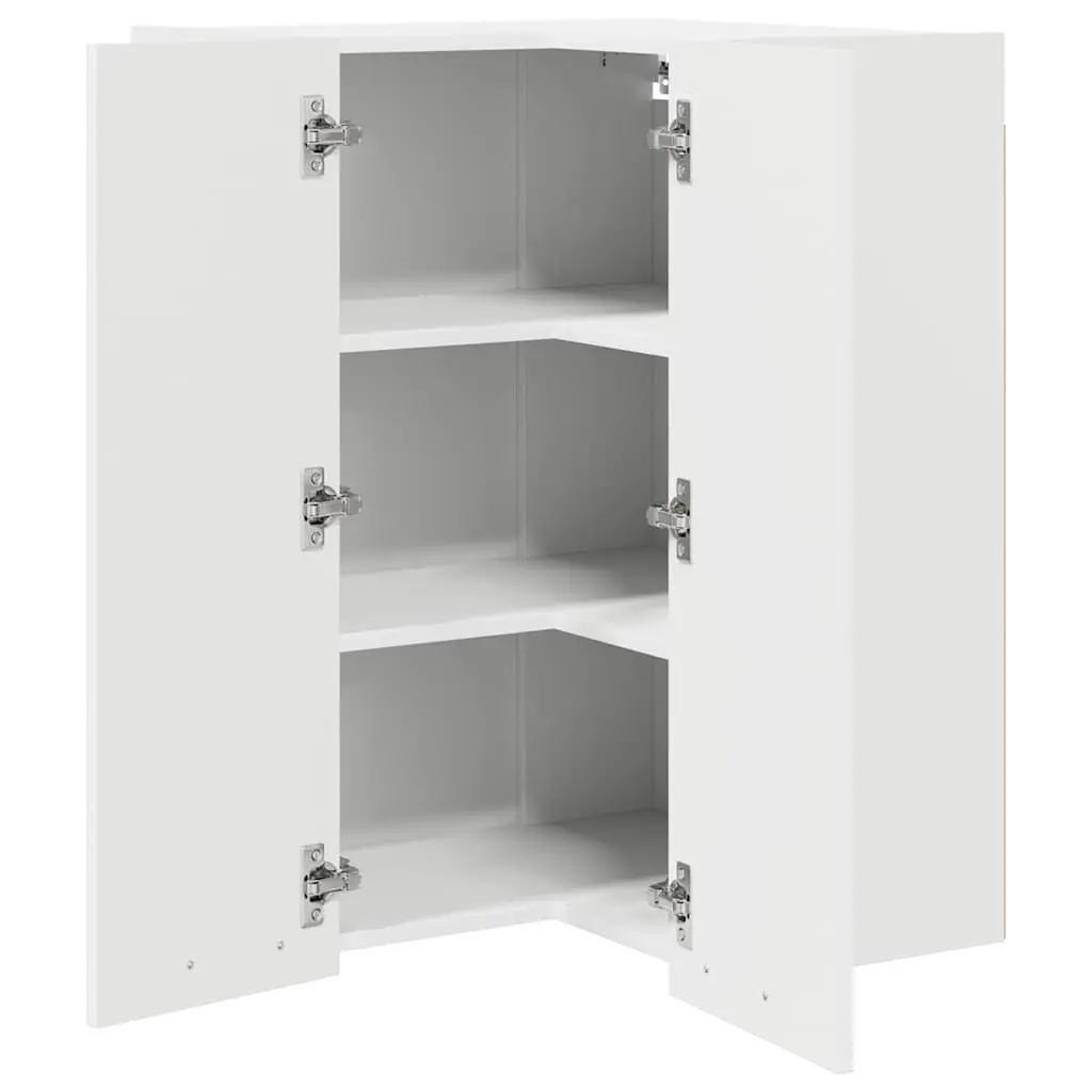 White Kitchen Hanging Storage Cabinet