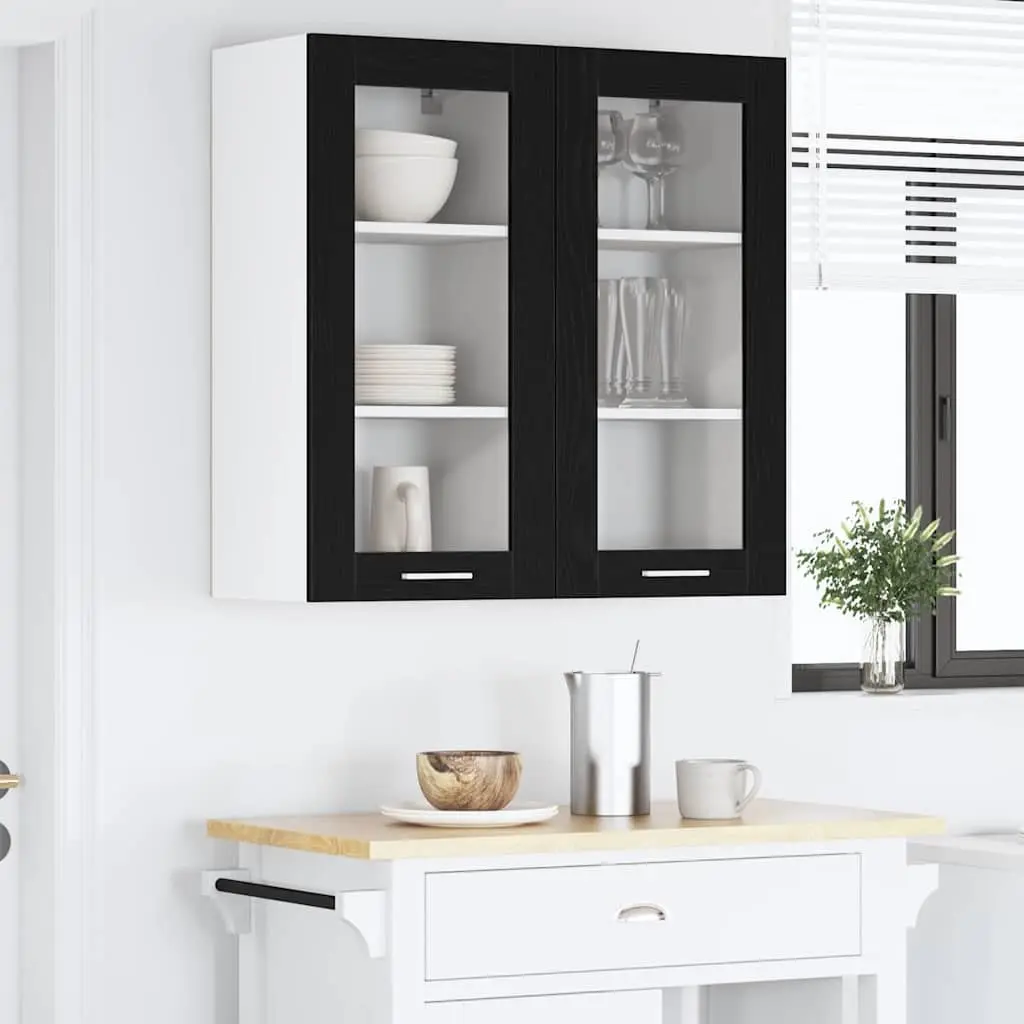 Black Oak Kitchen Cabinet 40x31x80cm